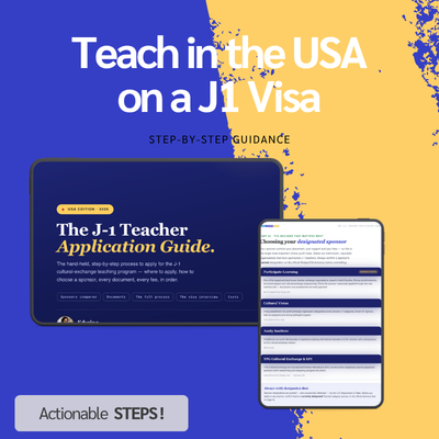 J1 Cultural Exchange Teacher Application Guide